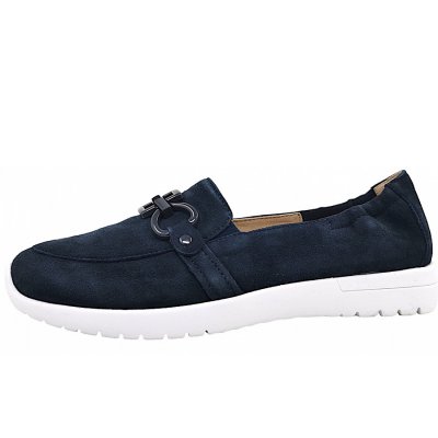 Caprice Slipper in 857- Ocean Suede