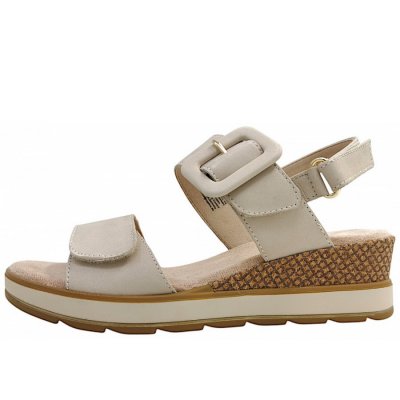 Caprice Sandalette in snow nubuc 125