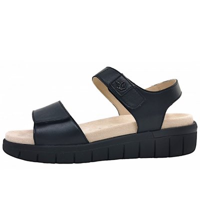 Caprice Sandale in 036 Black/ Black Sole