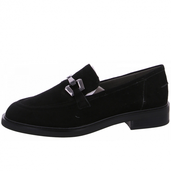 Caprice Slipper in 004 BLACK SUEDE