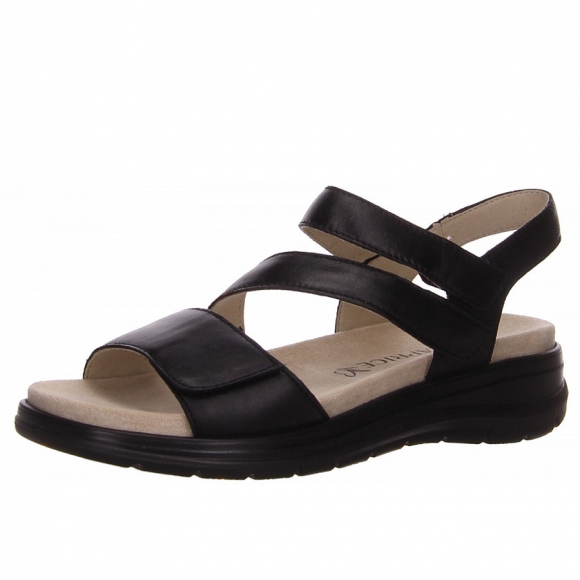 Caprice sandalette Sandalette in schwarz