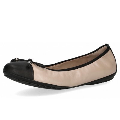 Caprice Ballerina in beige combi