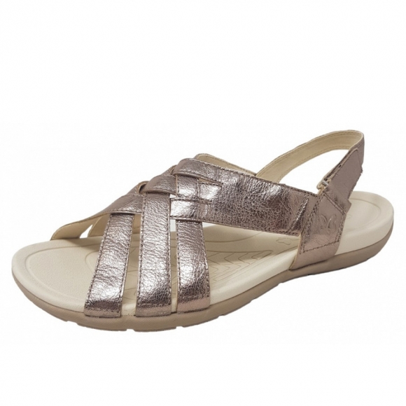 Caprice Sandalette in 341 taupe metallic
