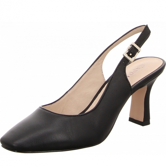 Caprice sling Slingpumps in schwarz