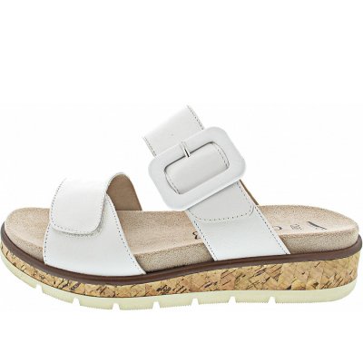 Caprice Pantolette in White Caprice Pantolette in White