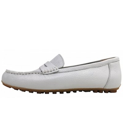 Caprice Slipper in White deer 105