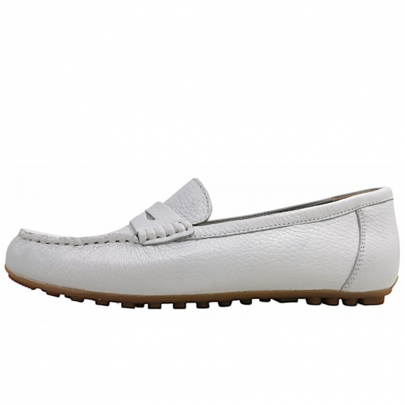 Caprice Slipper in White deer 105