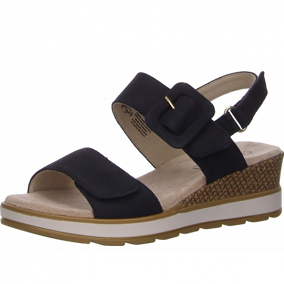 Caprice Keilsandalette in blau