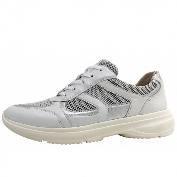 Caprice Schnürer in white/silver 183