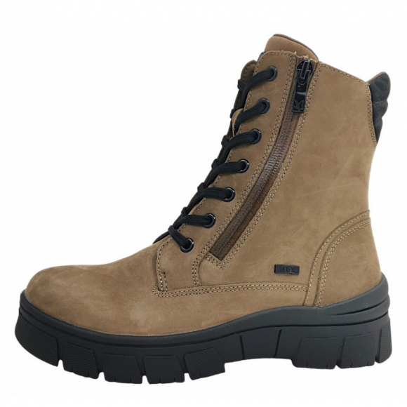 Caprice Schnürstiefel in taupe comb 34F