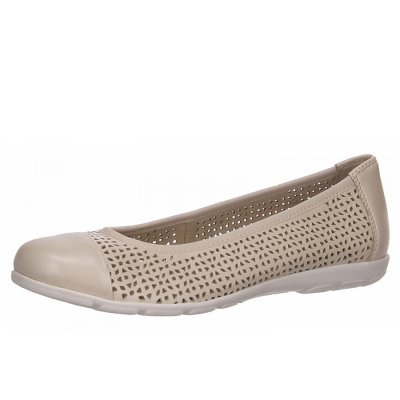 Caprice Ballerina in creme
