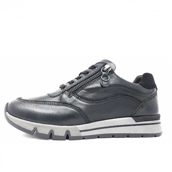 Caprice Comfort sportlicher Schnürer in 070 Black Soft Com