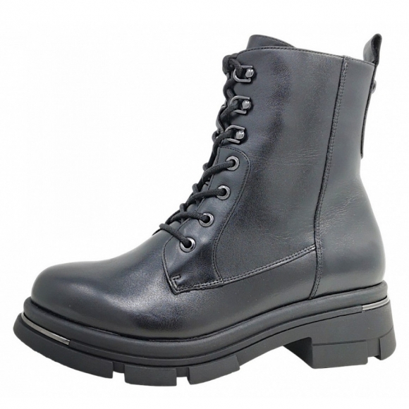 Caprice Schnürstiefel in black nappa 022