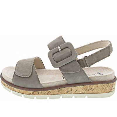 Caprice Sandale in TAUPE SUEDE Caprice Sandale in TAUPE SUEDE