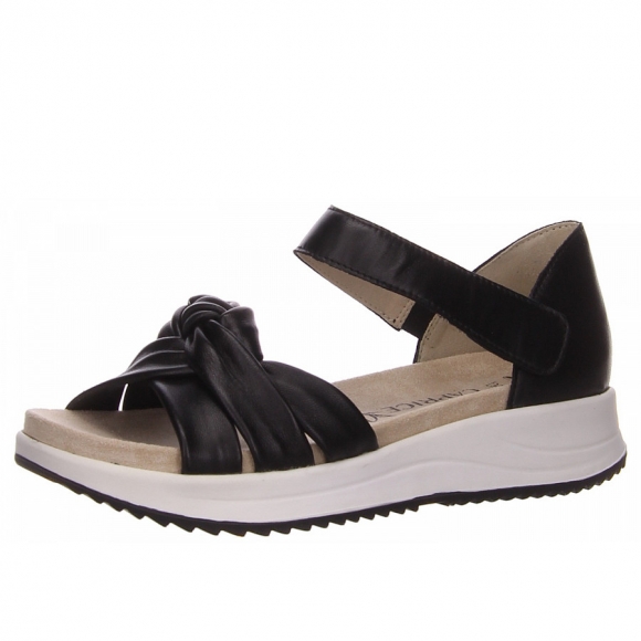 Caprice sandalette Sandalette in schwarz