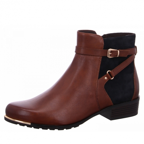 Caprice Stiefelette in 313 cognac comb