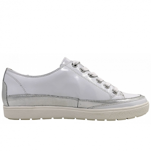 Caprice sportlicher Schnürer in 197 White Comb