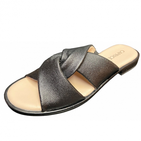 Caprice Pantolette in schwarz