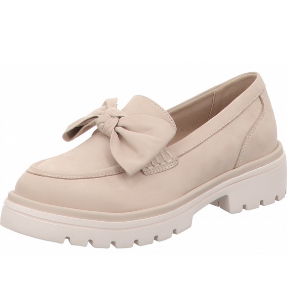 Caprice slipper Slipper in weiß kombi.