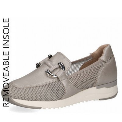 Caprice slippermodel 2452242 Slipper in grau-kombiniert