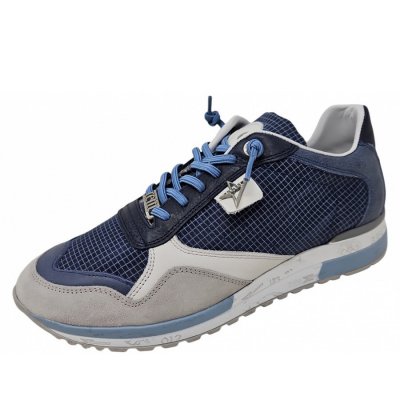 Cetti Sneaker in ante grid navy