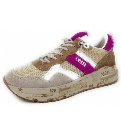 Cetti Sneaker in Ante-Mesh Ivory Cetti Sneaker in Ante-Mesh Ivory