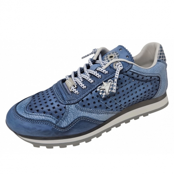 Cetti Sneaker in used tin indigo