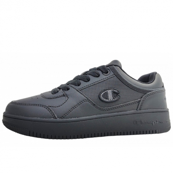 Champion RD18 Low GS sportlicher Schnürer in triple black KK007