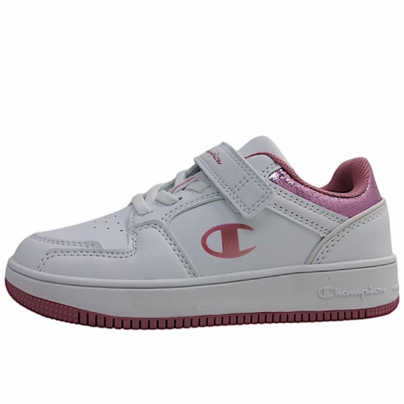 Champion RD18 Foil PS Klettverschluss in WW016 white/pink