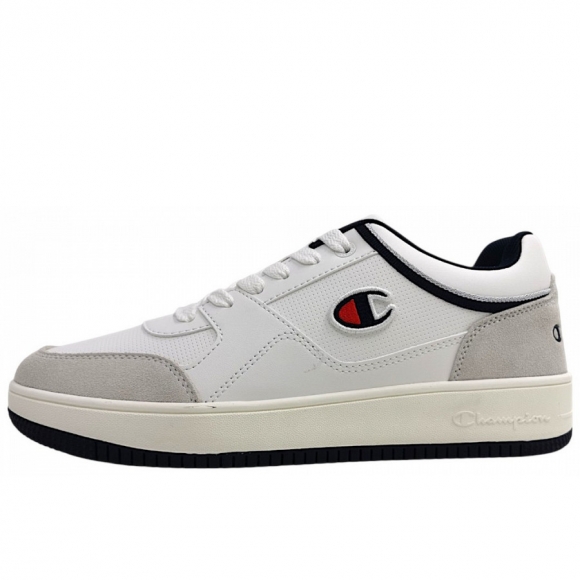Champion RD18 Low sportlicher Schnürer in white/navy/natural