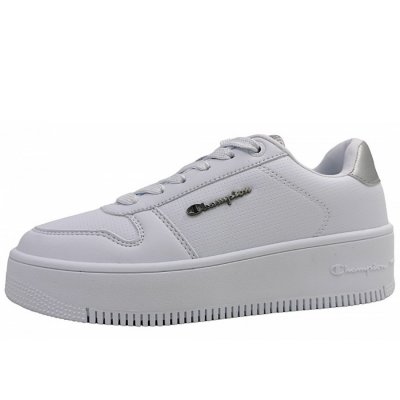 Champion rd18 plat chromo low cut Sneaker low in WW015- White/Silver