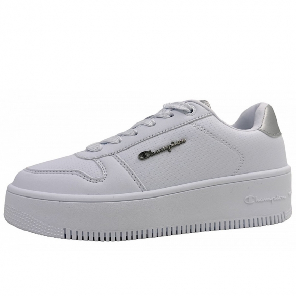 Champion rd18 plat chromo low cut Sneaker low in WW015- White/Silver