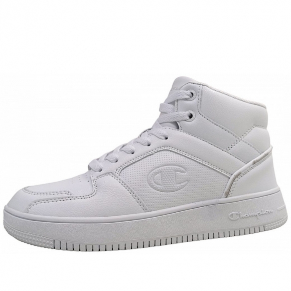 Champion rd18 2.0 mid cut shoe Stiefel in WW007- Triple WHT