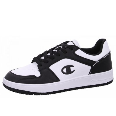 Champion Rebound 2.0 Low Cut Sneaker in WW019 white black Champion Rebound 2.0 Low Cut Sneaker in WW019 white black