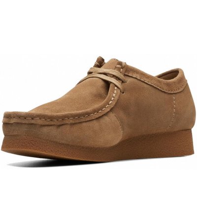 Clarks wallabeeevo Schnürer in dunkelbeige Clarks wallabeeevo Schnürer in dunkelbeige