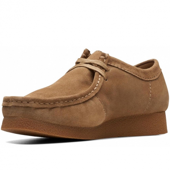 Clarks wallabeeevo Schnürer in dunkelbeige