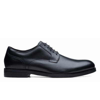 Clarks Craftdean Lace Business-Schnürer in Black Leather