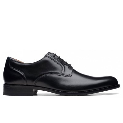 Clarks Schnürschuhe in Black Leather