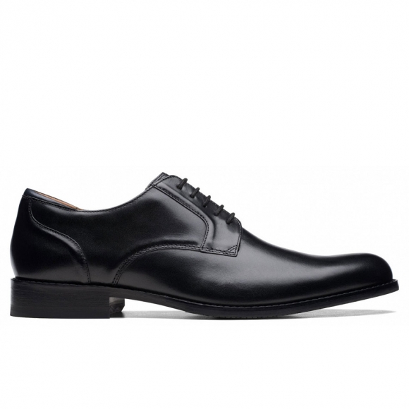 Clarks Schnürschuhe in Black Leather