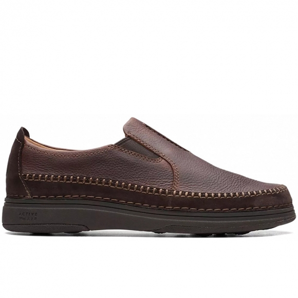 Clarks Slipper in dark brown