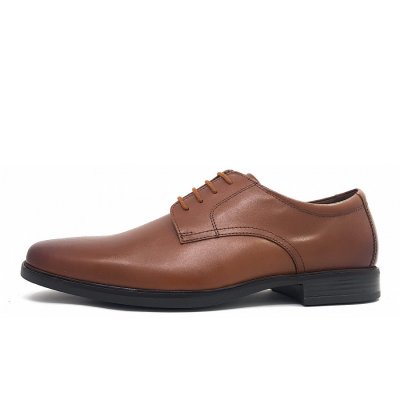 Clarks Howard Walk elegante Schnürer in Dark Tan