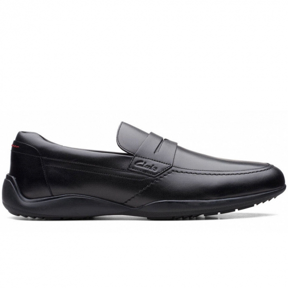 Clarks konrad penny Slipper in schwarz