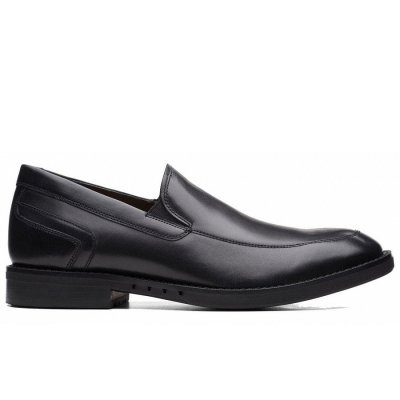 Clarks un hugh step Slipper in schwarz Clarks un hugh step Slipper in schwarz