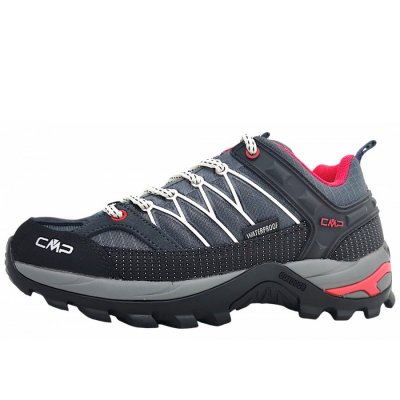 CMP Rigel Low WP Wanderschuh in charcoal/white/Pink 76UC CMP Rigel Low WP Wanderschuh in charcoal/white/Pink 76UC