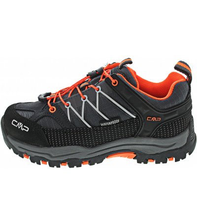CMP Kids Rigel Low Trekking Wanderschuh in antracite-flash orange CMP Kids Rigel Low Trekking Wanderschuh in antracite-flash orange