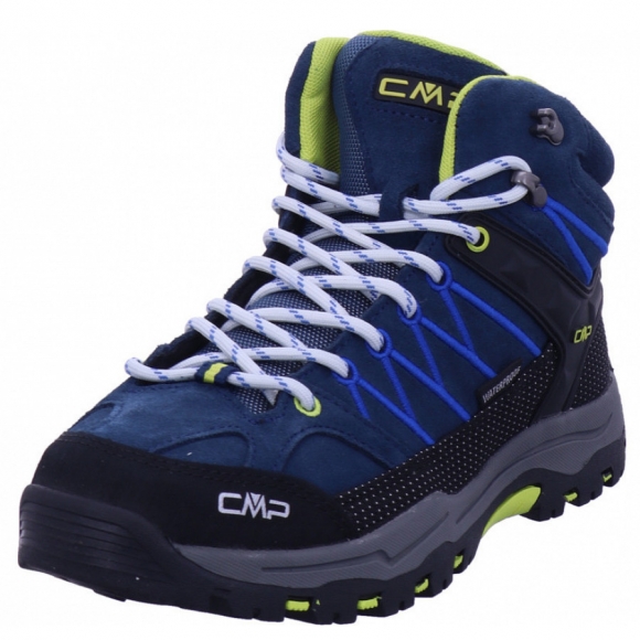 CMP kids rigel mid trekking shoe Wanderstiefel in blau