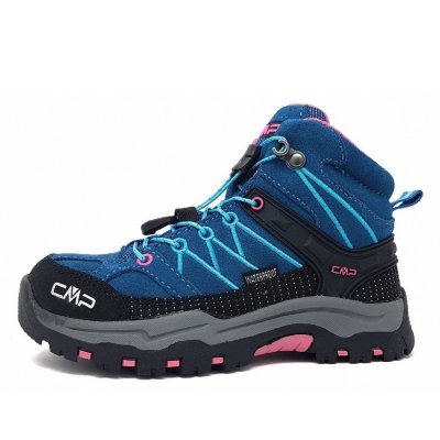 CMP Ki. Trekking Rig. Waterpr Wanderschuh in 06MF Lake/Pink
