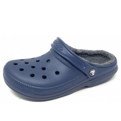 Crocs Classic Lined Clog Clogs in navy Crocs Classic Lined Clog Clogs in navy