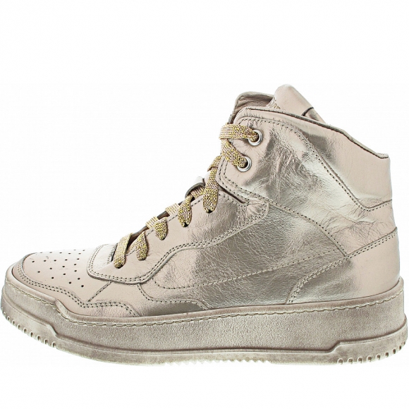 Dianetti Sneaker high in cristal champagne