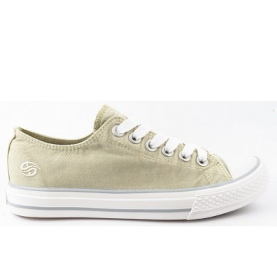Dockers by Gerli Leinen lt grey Leinenschuh in hellgrau khakhi